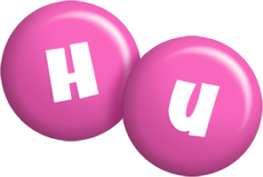 Hu candy-pink logo