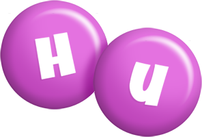 Hu candy-purple logo