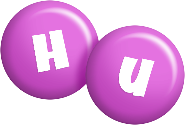 Hu candy-purple logo