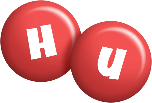 Hu candy-red logo