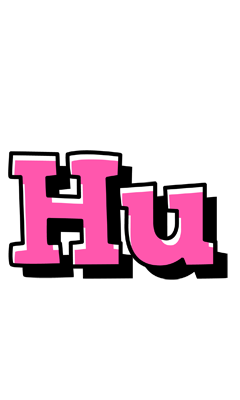 Hu girlish logo