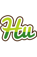 Hu golfing logo