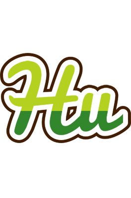 Hu golfing logo