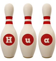 Hua bowling-pin logo