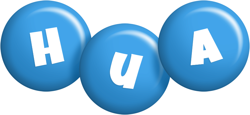 Hua candy-blue logo