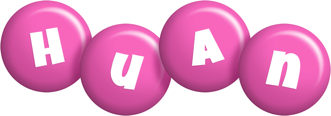 Huan candy-pink logo
