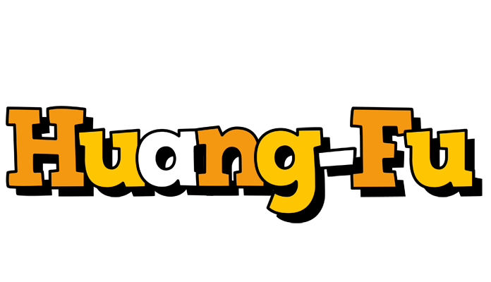 Huang-Fu cartoon logo