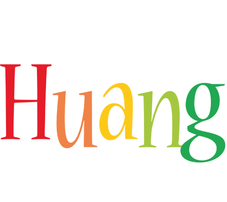 Huang birthday logo