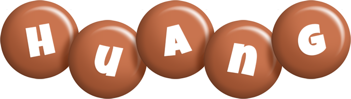 Huang candy-brown logo