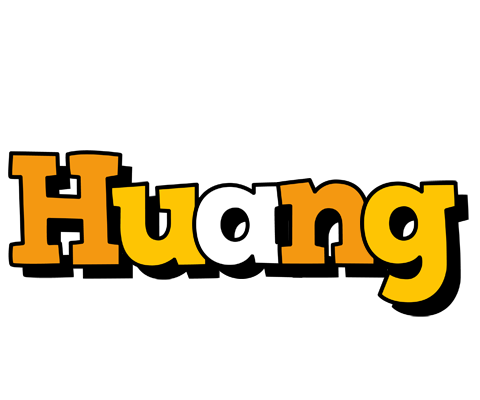 Huang cartoon logo