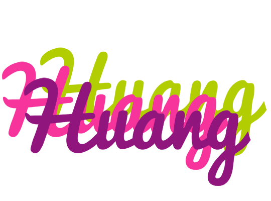 Huang flowers logo
