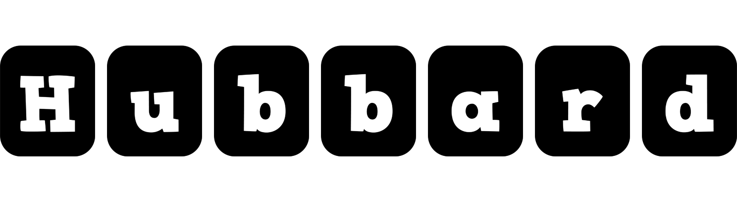 Hubbard box logo