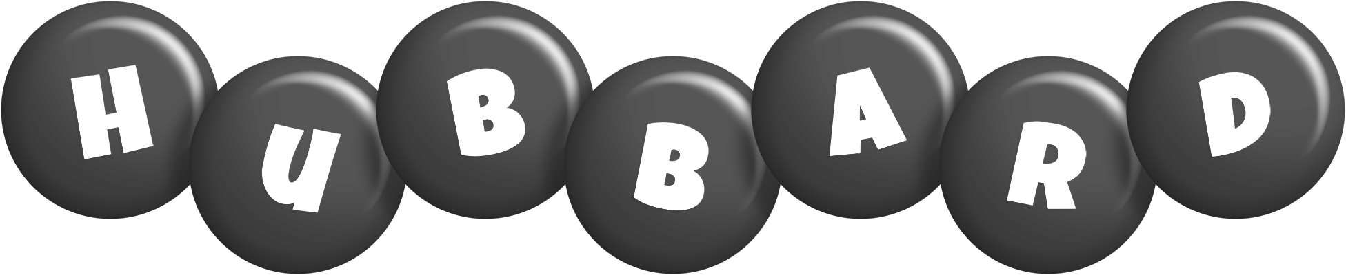 Hubbard candy-black logo