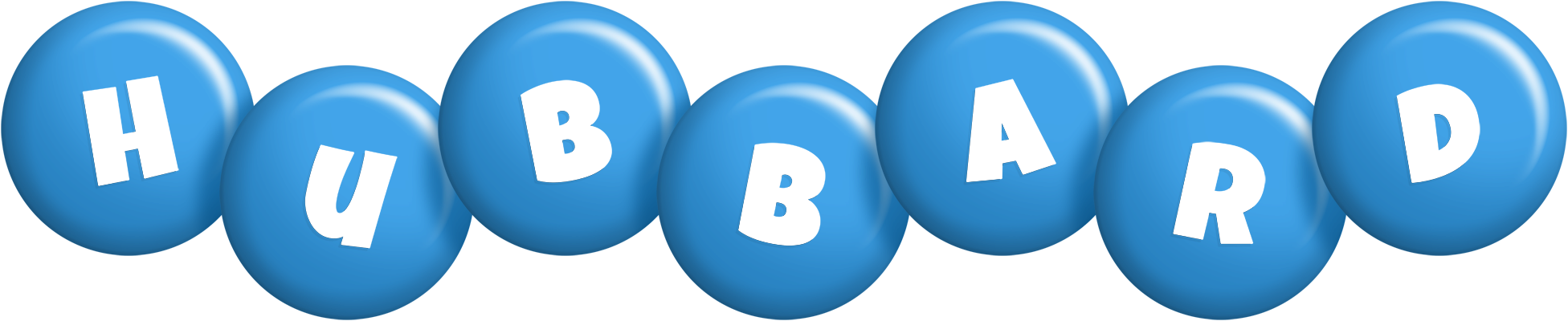 Hubbard candy-blue logo