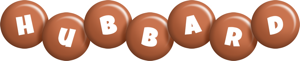 Hubbard candy-brown logo