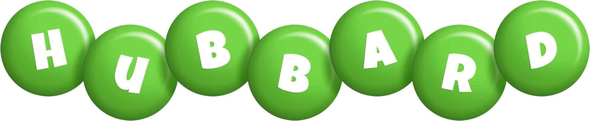 Hubbard candy-green logo