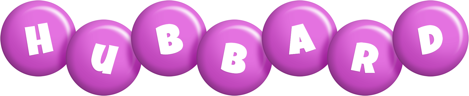 Hubbard candy-purple logo
