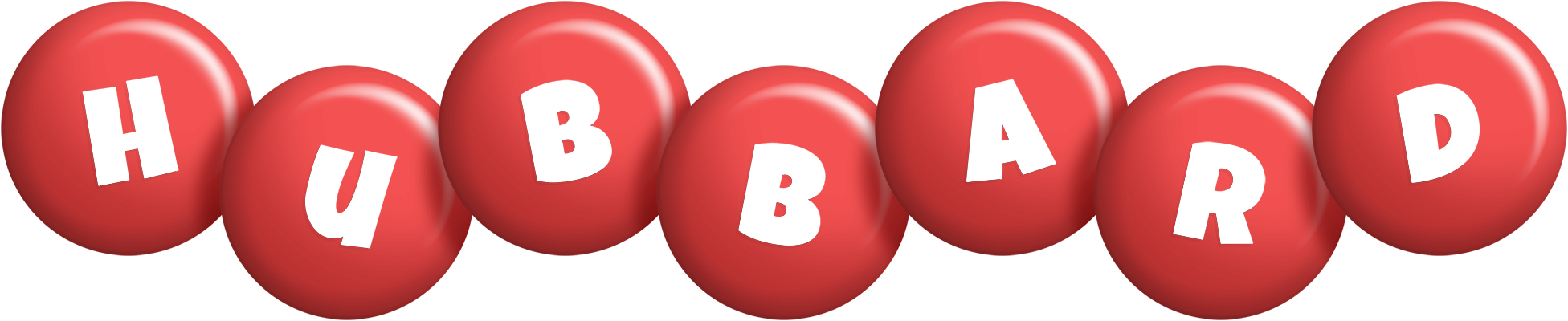 Hubbard candy-red logo