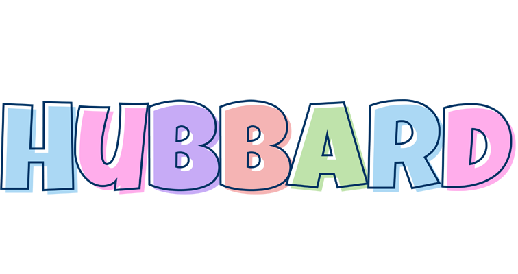 Hubbard pastel logo