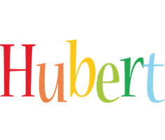 Hubert birthday logo