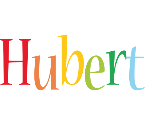 Hubert birthday logo