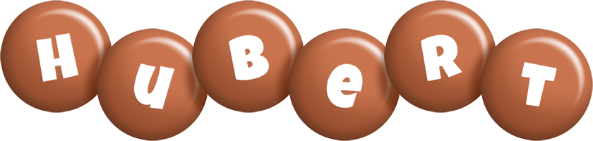 Hubert candy-brown logo