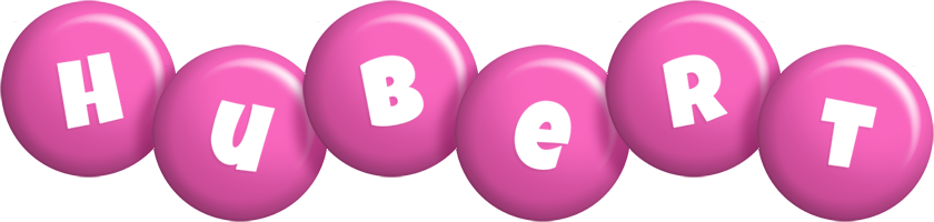 Hubert candy-pink logo