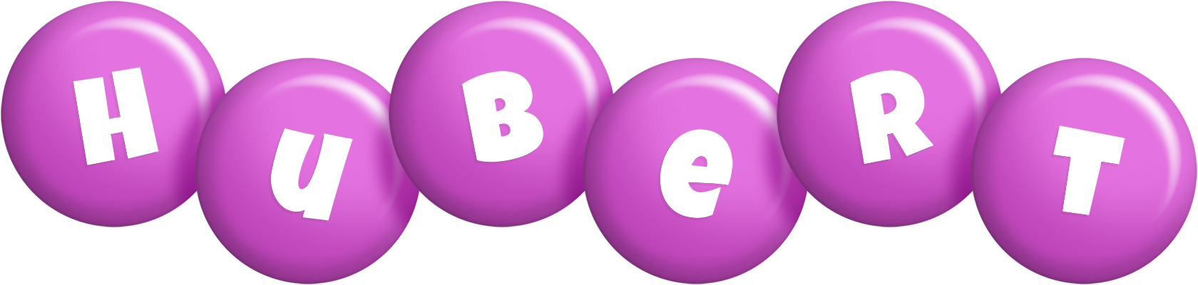 Hubert candy-purple logo