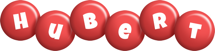 Hubert candy-red logo