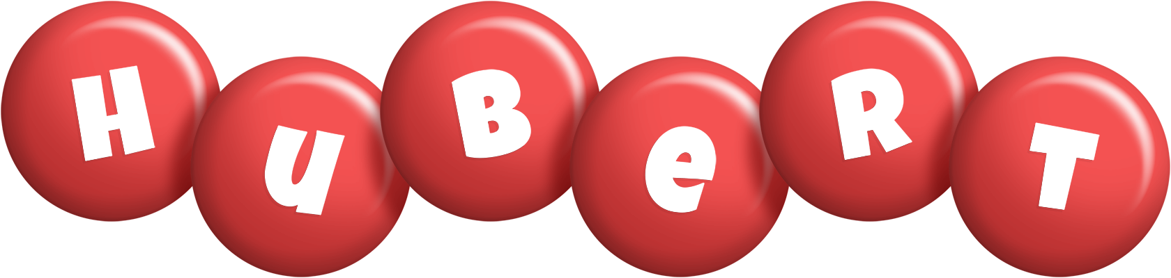 Hubert candy-red logo