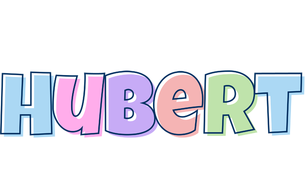 Hubert pastel logo