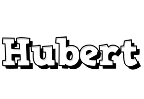 Hubert snowing logo