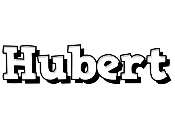 Hubert snowing logo