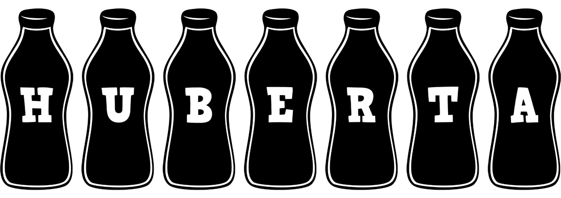 Huberta bottle logo