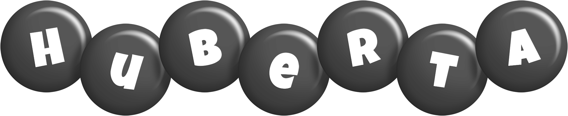 Huberta candy-black logo