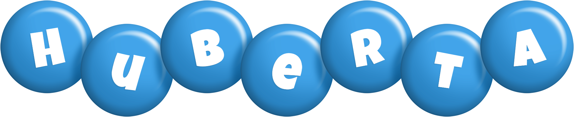 Huberta candy-blue logo