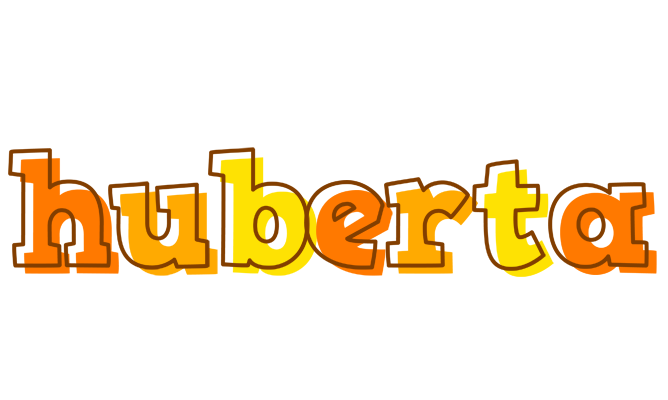 Huberta desert logo