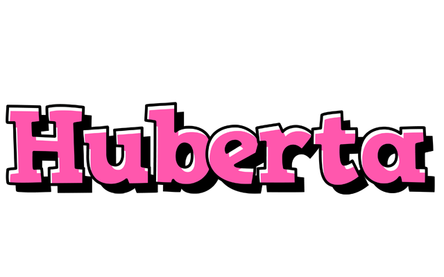 Huberta girlish logo