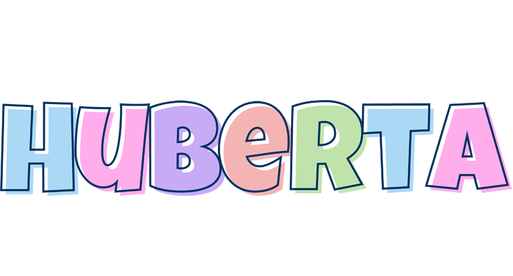 Huberta pastel logo