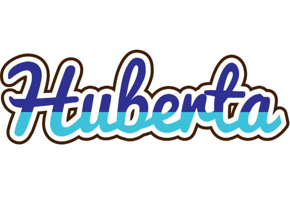 Huberta raining logo