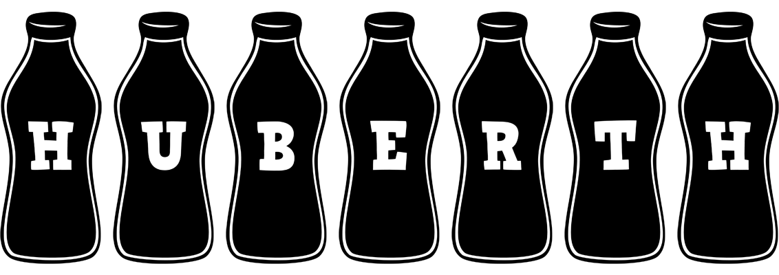 Huberth bottle logo