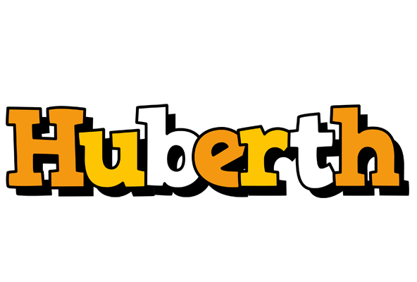 Huberth cartoon logo