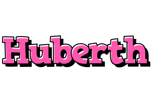 Huberth girlish logo