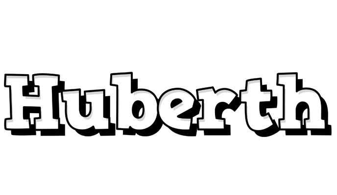 Huberth snowing logo