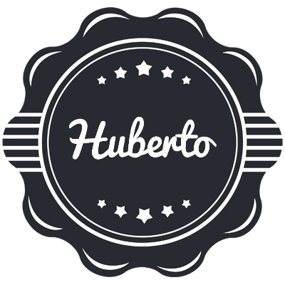 Huberto badge logo