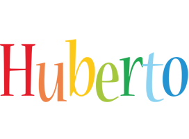 Huberto birthday logo