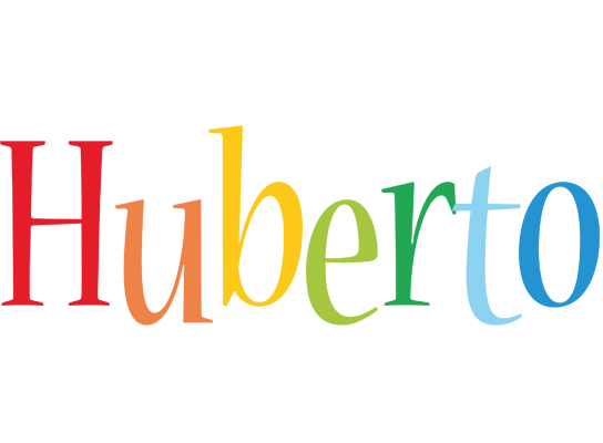Huberto birthday logo