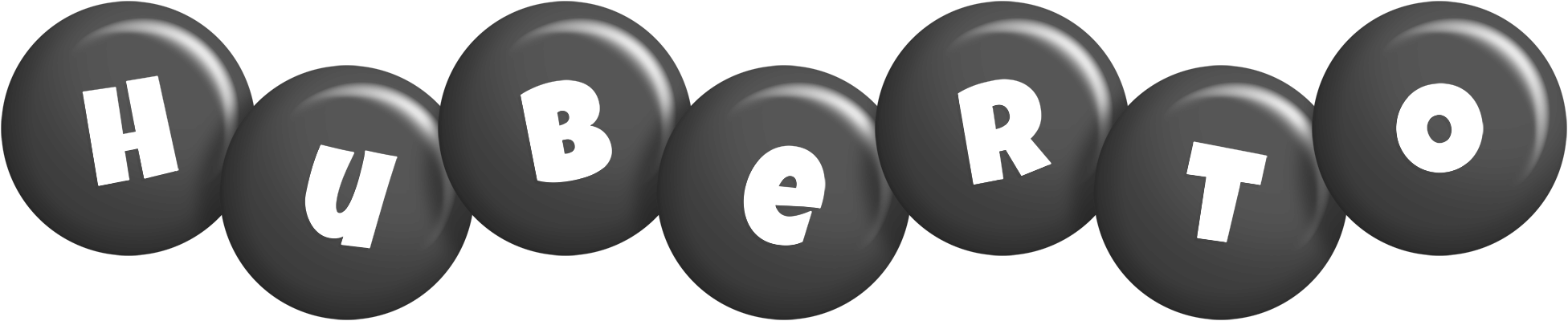 Huberto candy-black logo