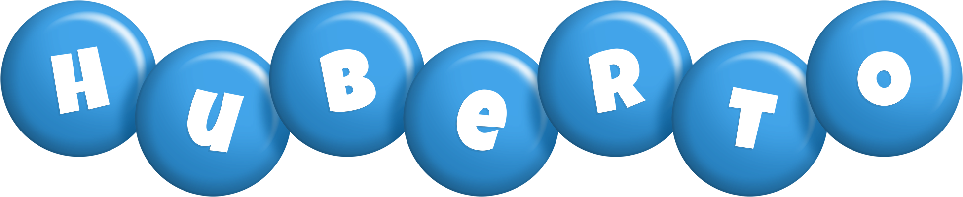 Huberto candy-blue logo