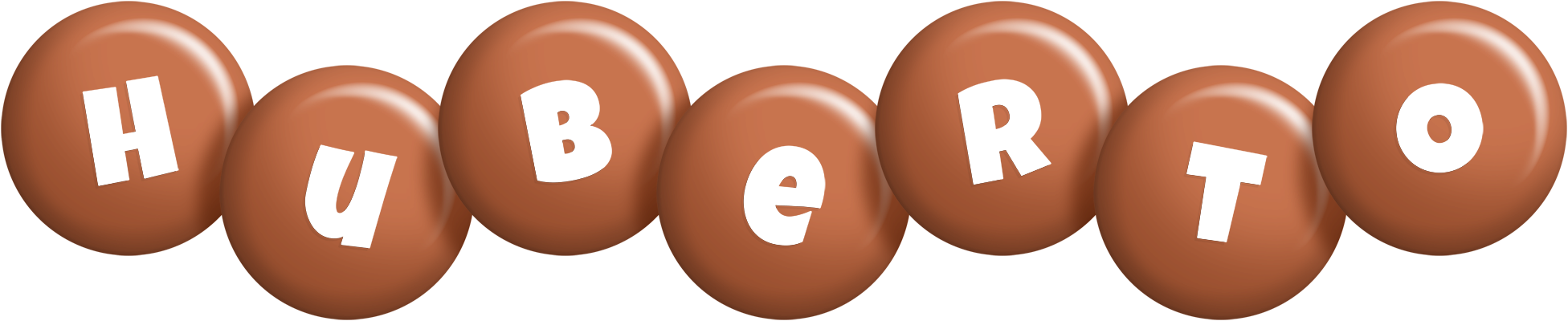 Huberto candy-brown logo